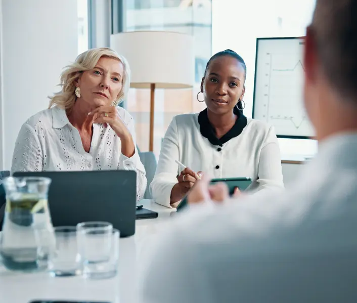healthcare team in discussion
